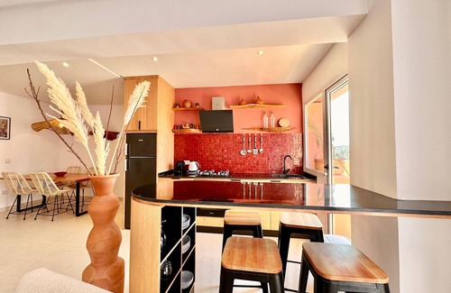 Semlalia Apartamento | Cosy 2BR Central Guéliz Piscine + FIBRE /Parking