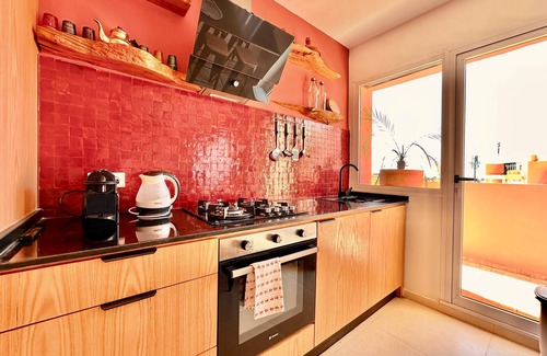 Semlalia Apartamento | Cosy 2BR Central Guéliz Piscine + FIBRE /Parking