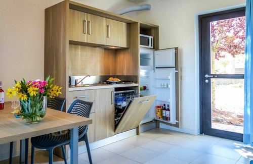 Cavalcaselle Apartamento | Acogedor apartamento para 6 personas con A/C, WIFI, piscina, TV, terraza y aparcamiento