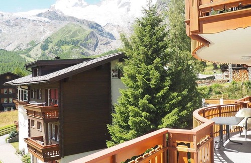 Saas-Fee Apartamento | Precioso apartamento para 6 personas con WIFI, TV y balcón