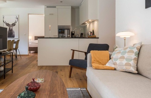 Saas Grund Apartamento | Bonito apartamento para 7 personas con WIFI, TV, balcón y mascotas permitida