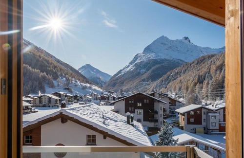Saas Grund Apartamento | Bonito apartamento para 7 personas con WIFI, TV, balcón y mascotas permitida