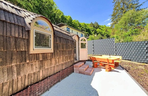 Boppard Casa | Hermoso apartamento en villa para 2 personas con terraza, mascotas permitida y aparcamiento