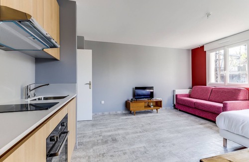 Aulnay-sous-Bois Apartamento | Cosy, fully-equipped studio near Paris and CDG