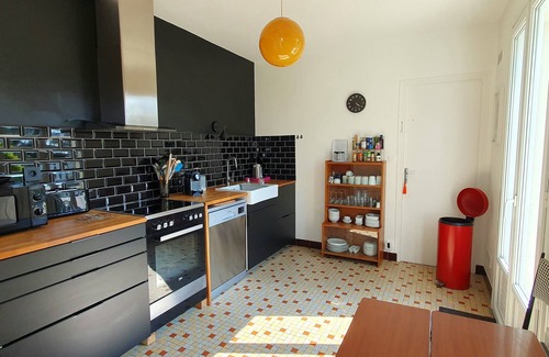 Agon-Coutainville Casa | Cosy house for 4 people with enclosed garden, open view 1 km from the sea
