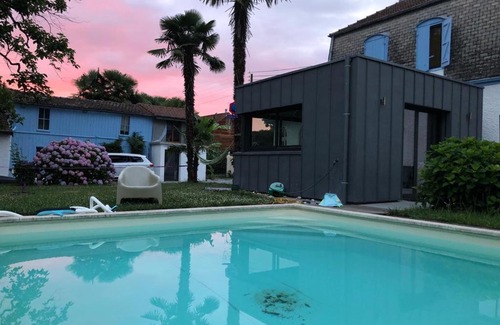 Pau-Sud Apartamento | Cosy Mary Queen - T4 - Maison avec piscine