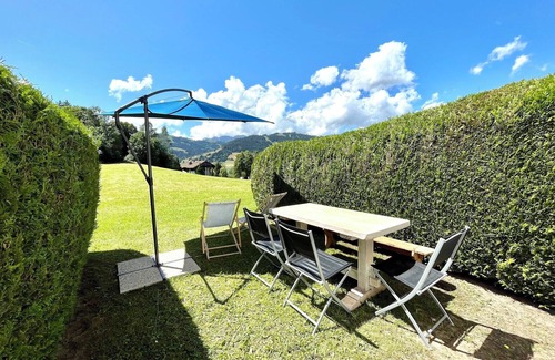 Le Planellet Apartamento | Cosy nest with garden and view of the Aravis