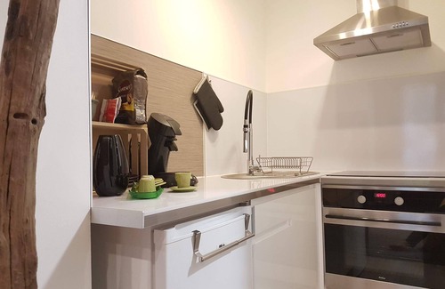 Kientzheim Apartamento | Cosy Studio 2 steps from the vineyard, fully equipped kitchen, free parking, garden area