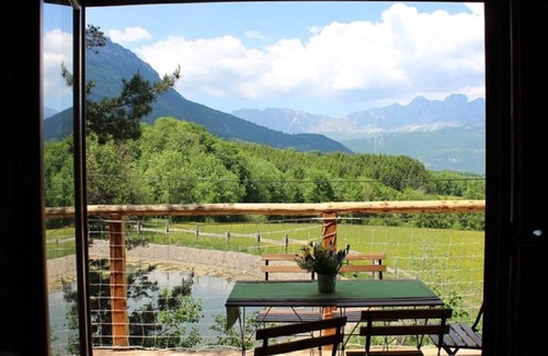 Saint-Paul-les-Monestier Cabaña | Rural-Rural-Baño Privado-Vista a la Montana-la Tanière aux Loups