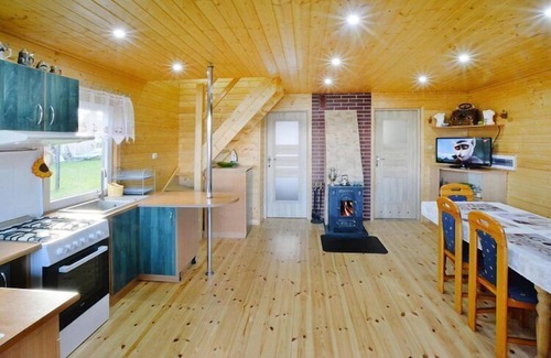 Malechowo Casa | Cabaña en Lago Ostrowieckie con playa privada