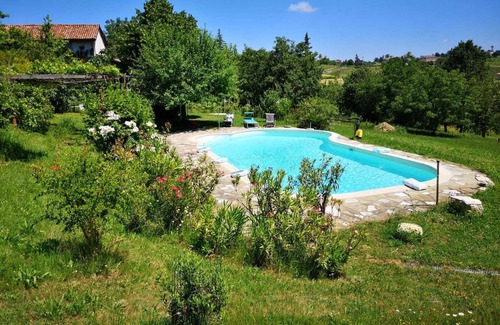 Montaldo Bormida Cabaña | Casita de campo 'Cascina Risotto' con piscina privada, Wi-Fi y aire acondicionado