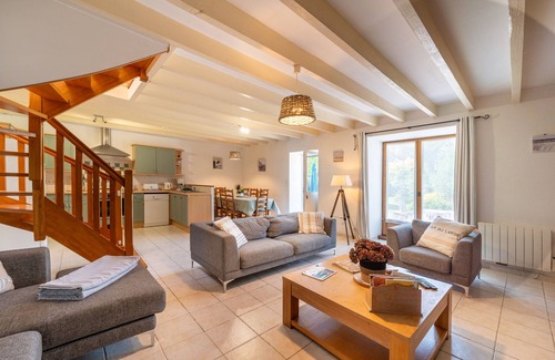 La Vraie-Croix Casa | Casita de campo "Domaine De Lestroué- Île Aux Moines" con piscina compartida, terraza y Wi-Fi