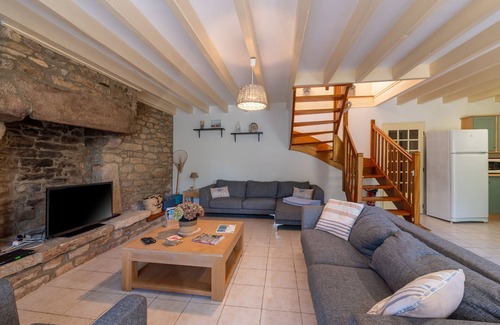 La Vraie-Croix Casa | Casita de campo "Domaine De Lestroué- Île Aux Moines" con piscina compartida, terraza y Wi-Fi