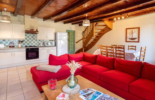 La Vraie-Croix Casa | Casita de campo 'Domaine De Lestroué - Belle-île' con piscina compartida, terraza privada y Wi-Fi