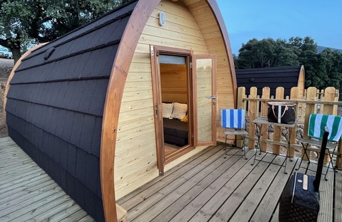 Hontanar Cabaña | Glamping Pod Acogedoras Cabañas de madera individuales