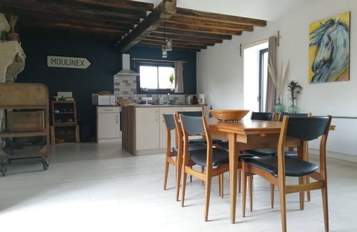 Saint-Fulgent-des-Ormes Casa | Casa rural en la granja en el Perche
