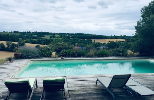 Condom Cabaña | Cottage Gersois Avec Piscine et vue