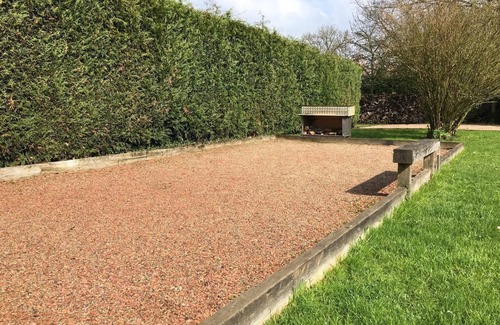 Seux Casa | Casita de campo 'Gîte Insolite Roulotte 5 Personnes' con terraza privada, jardín privado