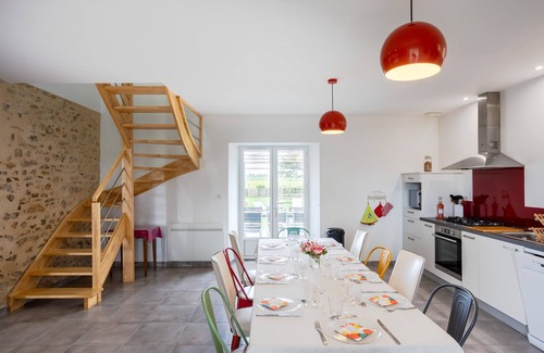 Le Bernard Cabaña | Casita de campo 'Gite Le Figuier' con terraza privada, jardín privado y Wi-Fi