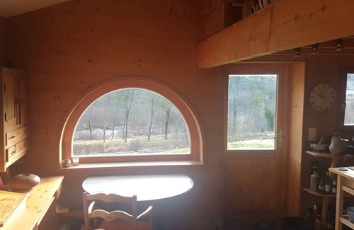 Saint-Andeol Chalet De Esquí | Cottage La Hulotte , Cosy and ecological place in Vercors natural regional parc