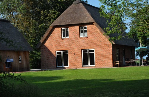 Nordstrand Casa | Cottage en motivos como el parque con estanque