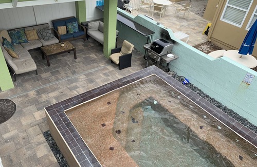 Clearwater Beach Cabaña | Cottage on the beach! 30 second walk away! Heated pool on the property!