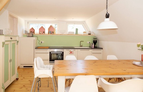 Lohmen Casa | Casa rural en el lago con chimenea