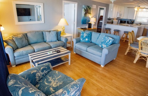 Ocean Isle Beach Cabaña | Frente a la playa, Se admiten perros, Ocean Isle Beach