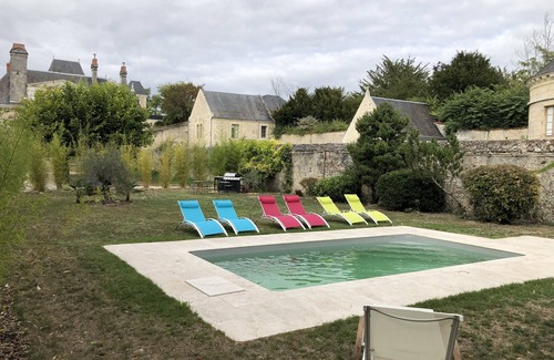 Azay-le-Rideau Casa | Casa rural con piscina en el corazón de los castillos del Loira Azay le cureau