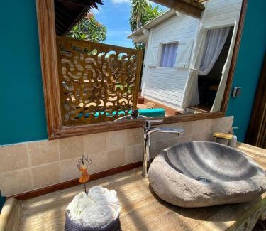 La Saline Les Bains Apartamento | Cottage Payenke - bain balinais et lagon à pied