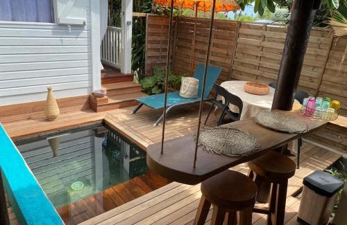 La Saline Les Bains Apartamento | Cottage Payenke - bain balinais et lagon à pied