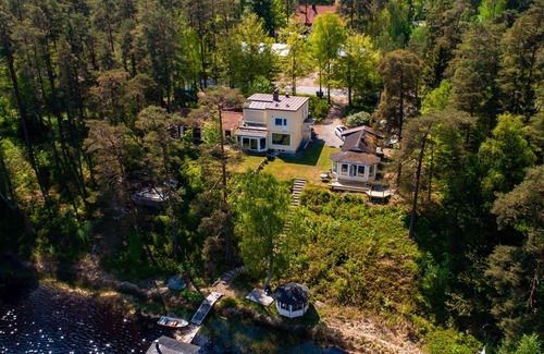 Vittsjo Cabaña | Casa de campo con fantásticas vistas al lago!
