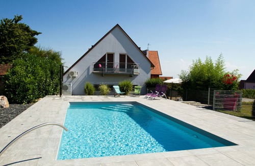 Voegtlinshoffen Apartamento | Casa de campo con piscina climatizada, cerca de Eguisheim