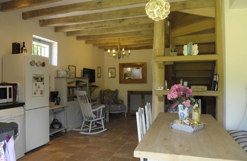 Monein Cabaña | Casa de campo con piscina en Monein, en Béarn 4 personas