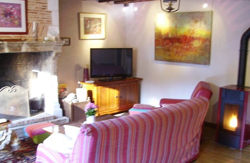 Torce-Viviers- en-Charnie Casa | Casa de campo-piscina-sauna