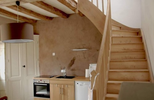 Pouzay Casa | Casa rural - casa en una vivienda senorial del siglo XIV-Estanque-