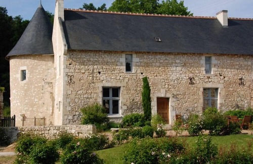 Pouzay Casa | Casa rural - casa en una vivienda senorial del siglo XIV-Estanque-