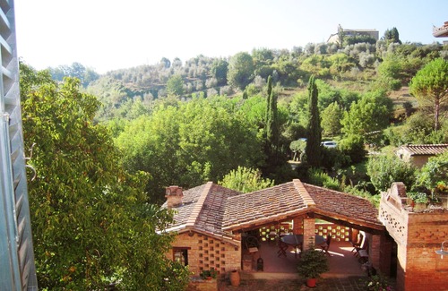 Siena Apartamento | Casa rural con magníficos jardines cerca de Siena, Toscana