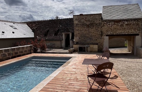 Le Grand-Pressigny Cabaña | Country house 16 pers, swimming pool, village center