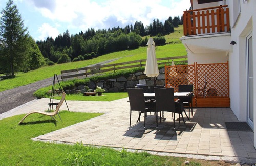 Oberstaufen Apartamento | Apartamento Weitblick - su domicilio directamente en el servicio de traslado de esquí con ascensor incl. forfait