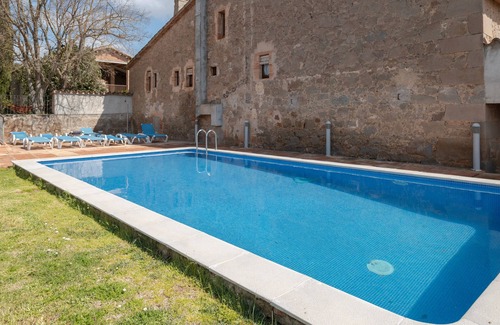 Sagas Casa | Casa rural 'Cal Masover De Vilardaga' con vistas a la montaña, Wi-Fi y aire acondicionado
