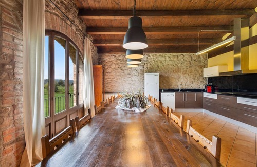 Sagas Casa | Casa rural 'Casamira' con vistas a la montaña, piscina privada y Wi-Fi
