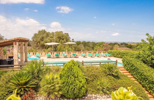 Campos Casa | Casa rural 'Son Rengo' con vistas a la montaña, piscina privada y Wi-Fi