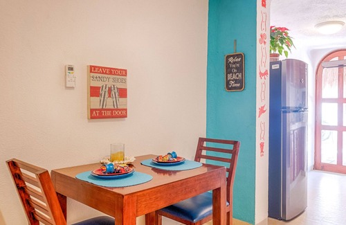 Akumal Cabina | Comfortable studio with beach access, pool, AC and WiFi!