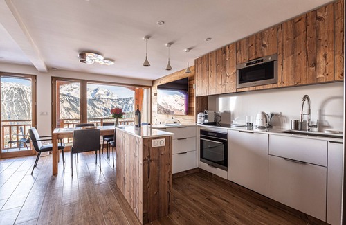 Courchevel Apartamento | Courchevel 1850, elegant, 3 bedrooms, 92sqm, ski in ski out, exceptional view