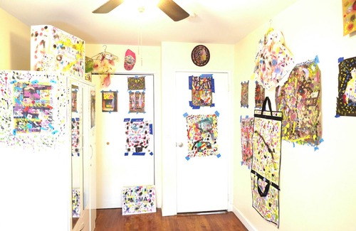 North Bergen Apartamento | Art Room fashion in West NY, Close to New York City