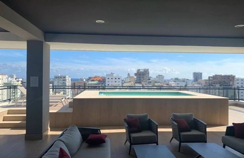 Evaristo Morales Apartamento | Cozy 1 Bdr Apt. Center of Santo Domingo, Pool, Gym, BBQ
