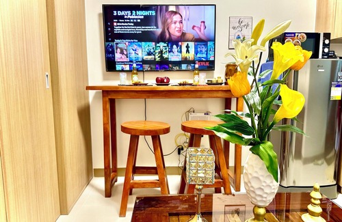 San Lorenzo Apartamento | Cozy 1-bedroom apartment in lovely Makati with AC, fitness room, WiFi