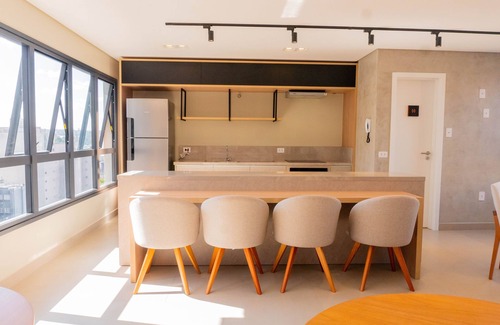 Matriz Apartamento | Cozy 1-bedroom apartment in marvelous Centro Curitiba with AC, WiFi