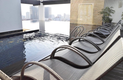 Phnom Penh City Centre Apartamento | Cozy 1-bedroom studio with AC, fitness room in enchanting Phnom Penh